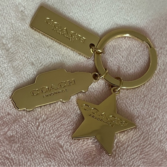 Coach Dreams Sunset Triple Charm Keychain or Bag Charm - Picture 3 of 3